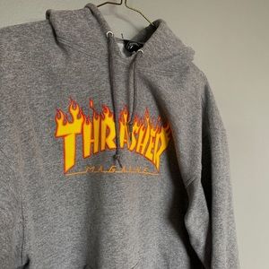 grey thrasher hoodie